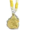 Llavero de Oro Puro 999 Gato de la Suerte Colgante Dios de la Riqueza Correa para Teléfono Regalo para Eventos Suministro Directo de Fábrica