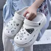 Nuevo accesorio para zapatos DIY de verano, zuecos antideslizantes de suela gruesa de EVA para mujer, duraderos, que aumentan la altura, sandalias cerradas versátiles para el hogar