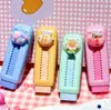 Estatueta de Macaron Galvanizada Borracha Retrátil Push-Pull Borracha Deslizante Retrátil Recarregável Papelaria Criativa Pequeno Presente