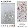 Rhinestones Redondos Pequeños de Fondo Plano para Uñas, Vidrio Blanco Transparente Súper Brillante, Rhinestones de Fondo Plano SS, Accesorios DIY para Uñas y Ropa, Cristal