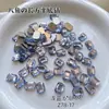 Atacado de nail art 6*8 retangular octogonal fundo plano strass acessórios DIY multicolorido mahjong unhas postiças decorações com strass