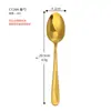 Cuchara de Acero Inoxidable 304 Estilo Coreano Vajilla de Alto Valor para Uso Doméstico, Cuchara Sopera Engrosada para Comer, Cuchara para Remover Café