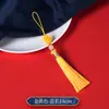Tassel de nó chinês cloisonné pequeno espigão pendurado ventilador DIY feito à mão pingente pingente de instrumento musical espigão de tassel de lanterna atacado