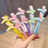 Diadema Infantil con Dientes, Antideslizante, Pinza para el Cabello de Mariposa con Degradado Lindo, Diadema para Niña Pequeña, Pinza para el Cabello de Estudiante, Accesorios para el Cabello Frescos