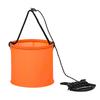 Cubo para Peces Vivos, Cubo de Pesca, Caja de Pesca Plegable, Caja de Pesca Multifuncional Portátil Engrosada de Hombro Único, Contenedor de Protección para Peces, Cubo para Equipo de Pesca, Cubo para Peces