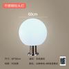 Lámpara de Columna Solar de Acero Inoxidable para Exterior, Impermeable, para Paisaje de Patio de Villa, Lámpara de Pared Eléctrica de Bola Montada en Pared