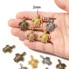 Accesorios de joyería de aleación accesorios de animal marino tortuga pulsera DIY collar decoración de bolsa colgante D7157
