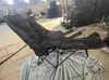 Taburete Plegable Ajustable para Camping al Aire Libre, Silla Plegable de Altura Ajustable con Tres Posiciones, Silla Luna Oxford para Oficina en Casa y Siesta