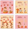 Cartões Manuscritos Americanos Personalizados Transfronteiriços Mais Vendidos na Amazon Cartões Criativos em Inglês Ano do Cavalo Cartões de Boas Festas Presente de Ano Novo Cartas de Agradecimento