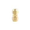 Conector de Tubería de Cobre-Aluminio para Aire Acondicionado Junta de Extensión Conector de Tuerca de Cobre Puro Extensión Conector de Tubería de Cobre