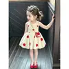 Vestido para Niñas 2026 Nuevo Estilo Verano, Vestido Camiseta sin Mangas de Lunares Delgado Súper Lindo para Niños, Vestido de Princesa para Bebé