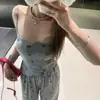 [Tela Fresca de Algodón y Seda] [Con Almohadilla en el Pecho] Pijama Nuevo de Dibujos Animados para Mujer Primavera/Verano, Manga Corta, Pantalón Largo, Corte Holgado, Estilo de Moda