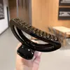 Pinza de tiburón grande coreana para el cabello, accesorio simple para recogido en la parte trasera de la cabeza, pinza de pelo de alta gama para mujer