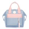 Bolsa de Momia tamaño pequeño bebé caminando ligero portátil bolsa de madre y bebé moderno color caramelo costuras bolsa aislante para biberón mochila