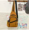 Bolso de pecho multifuncional, mochila unisex, bolso cruzado deportivo casual, bolso para botella de agua de color sólido, bolso de un solo hombro, bolso para estudiante de ciclismo