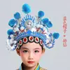 Mulan Ópera Infantil Dao Ma Dan Traje de Baile Gui Ying Hang Shuai Ópera de Pekín Canto y Rap Pintura Facial Traje de Desempeño Femenino