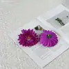 Flores de Crisântemo Artificiais em Estoque para Atacado, Flores para Sapatos, Flores para Chapéus, Flores Decorativas, Flores de Crisântemo Frio em Tecido de Seda, Flores para Coroas, Flores Decorativas