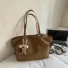 Bolso de Axila Retro de Gama Alta para Mujer 2025 Otoño e Invierno Nuevo Estilo Simple y Versátil Bolso Tote para Ropa de Trabajo Bolso de Hombro de Gran Capacidad