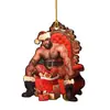 Adornos Navideños Populares Transfronterizos Adornos Navideños Divertidos Colgantes Creativos para Decoración Navideña
