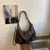 Bolsa de Axila Grande Capacidade Moda Retrô para Mulheres 2026 Nova Moda Bolsa Transversal de Ombro Único Mochila Tote para o Dia a Dia