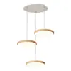 Araña de Restaurante Estilo Tronco Multi-Cabezas Ajustable Araña para Mesa de Comedor Estilo Pastoral Campestre Lámpara de Espectro Completo Protección Ocular