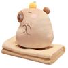 Celebridad de Internet Creativo Buda Capibara Almohada Manta Tres en Uno Suave y Cómoda Agradable a la Piel Artefacto para Dormir Disponible en Varios Tamaños