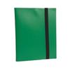 Álbum de Colección de Cuero de 4 y 9 Compartimentos Álbum de Almacenamiento con Cremallera Venta al por Menor Transfronteriza Correa de Cuero Sintético Álbum de Almacenamiento para Tarjetas Pequeñas Elástico