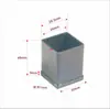 Adaptador hueco adaptador funda de goma funda de goma cabeza conexión tubo de tienda de campaña funda conexión tubo cuadrado funda de goma cuadrada conexión bidireccional