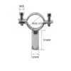 Braçadeira de fixação de tubo soldado de aço inoxidável 304, fecho, grampo para tubos de água, braçadeira de fixação de tubo, braçadeira de tubo de aço inoxidável 304