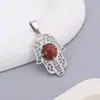 Pendente de cristal de pedra natural europeu e americano nova tendência Joker simples diy acessórios de joias de pinguim chinês atacado