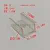 Barra de luz LED luz de clip transparente con hebilla 6/8/10/12/16/40 mm de ancho ranura de plástico de silicona flexible