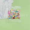 Partículas de Slime de Arcilla Blanda Mini Simuladas Decoración de Corazón Copo de Nieve Relleno DIY para Niños Joyería Rota