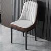 Mesa de Jantar Espessa e Cadeiras Modernas de Luxo Leve para Uso Doméstico, Cadeiras de Hotel Simples Estilo Europeu, Bancos de Lazer, Cadeiras de Escritório com Suportes para Velas