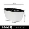 Maceta rectangular maceta de almacenamiento de agua maceta para plantas perezosas maceta minimalista para cultivo de verduras maceta colgante especial para cultivo de verduras en balcón