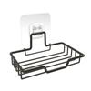 Jabonera de pared de acero inoxidable sin perforaciones para el hogar, de alta calidad, estante de pared para baño, jabonera sin drenaje
