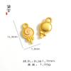 Pulsera de Oro Arena Vietnamita DIY Cuentas Oso Conejo con Cuentas Accesorios Joyería con Cuentas Trendy Accesorios Bolsa Ciega