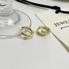 Pendientes de Plata 925 con Cierre de Mariposa, Lujo Ligero de Nicho, Doble Capa de Circonita, Moda para Mujer, Pendientes Elegantes, Simples y Versátiles