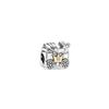 Pulsera Pangadora Plata Esterlina S925 Hueso de Serpiente Abalorios Caracteres Animal Anime Abalorios Venta Caliente Joyería DIY