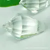 Comercio exterior cortina de cuentas puntiagudas de múltiples lados borla colgante iluminación colgante árbol de Navidad colgante hotel sala de estar DIY manualidades con cuentas joyería