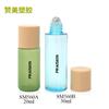 20ml30ml redondo rolo bola garrafa de plástico perfume grânulo garrafa óleo essencial sub-garrafa material de embalagem cosmética