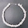 Joias Transfronteiriças Conjunto de Colar de Concha Branca Europeu e Americano Fragmentos Assimétricos Corrente para Clavícula de Concha Venda Direta da Fábrica