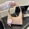 Advanced Sense Bolso Simple de Axila Bolso de Hombro Popular en Internet de Moda para Mujer Verano 2023 Nuevo Coreano Color Sólido Bolso Casual