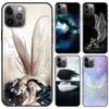 Funda para iPhone 15 con Alas de Ángel de Pluma para Niña