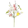 Flor Artificial Nueva Tulipán Día de San Valentín Amor Fresa Inserto Día de la Madre Tulipán Artificial Transfronterizo Amazon