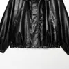 Estilo Europeo Cruz Z 2026 Nueva Moda Temperamento Simple Versátil Funcional Chaqueta de Piloto de Cuero 0475135