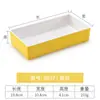 Kaibaiya vajilla de melamina ángulo recto caja cuadrada de plástico plato plato para hot pot comercial plato para barbacoa de autoservicio plato de exhibición