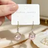 Pendientes de perla geométrica con pasador de plata 925 para mujer, aretes de moda, borla, pendiente de alto nivel, temperamento, pendientes vintage, venta al por mayor