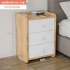 Mesa de noche de lujo ligero simple moderna pequeña estante de noche simple gabinete de almacenamiento para dormitorio habitación de alquiler mesita de noche
