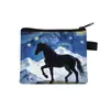 Nuevo Monedero de Gato Van Gogh Mini Bolsa de Almacenamiento Infantil Cartera Pequeña Cuadrada Bolsa Pequeña Linda para Niños
