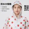 Impermeable Largo Engrosado, Empaquetado Individualmente, Impermeable de Cuerpo Completo, Equipo de Senderismo, Poncho de Lluvia Engrosado, Impermeable No Desechable de Eva